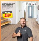 Fertigparkett Eiche rustikal astig - weiß pigmentiert im Angebot bei wohnen & sparen Wiegand in Fulda Fertigparkett Eiche rustikal astig - weiß pigmentiert Angebote von ESPRIMA loc bei wohnen & sparen Wiegand Fulda für 49,99 €