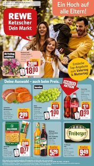 Aktueller REWE Prospekt "Dein Markt" Seite 1 von 24 Seiten für Dresden