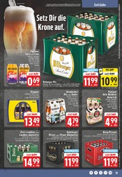 Bier im EDEKA Prospekt in Leopoldshöhe Aktueller EDEKA Prospekt mit Bier, "Aktuelle Angebote", Seite 19