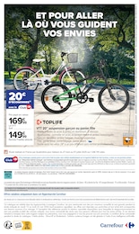 Offre Panier Vélo dans le catalogue Carrefour du moment à la page 16