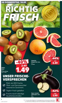 Kiwi im aktuellen Kaufland Prospekt (Hannover) Kiwi im Kaufland Prospekt "EXTRA-ANGEBOTE" mit 8 Seiten (Hannover)