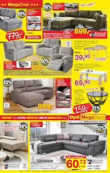 Couch im Opti-Megastore Prospekt "FAST ALLES AUF LAGER" mit 12 Seiten (Würzburg)