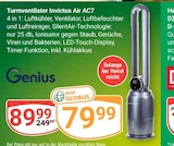 Aktuelle Staubsauger Angebote bei GLOBUS in Leipzig Aktuelles Turnventilator Invictus Air AC7 Angebot bei GLOBUS in Leipzig ab 79,99 €