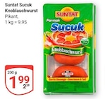 Aktuelle Wurst Angebote bei GLOBUS in Oberhausen Aktuelles Sucuk Angebot bei GLOBUS in Oberhausen ab 1,99 €