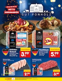 Netto Marken-Discount Hackfleisch im Prospekt 