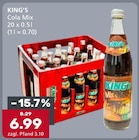 Cola Mix Angebote von KING'S bei Getränke König Gunzenhausen für 6,99 €