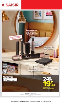 Promotion Aspirateur dans le prospectus Carrefour, valable du 19/05/2026 au 01/06/2026 Promo Aspirateur dans le catalogue Carrefour du moment à la page 59