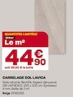 Carrelage Sol Lavica Beige en promo chez Gedimat Clermont-Ferrand à 44,90 €