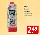 Hofgut Fliederbeersaft Angebote bei famila Nordost Gifhorn für 2,49 €