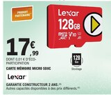 Carte Mémoire Micro SDXC - Lexar dans le catalogue E.Leclerc