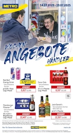 Aktueller METRO Supermarkt Prospekt in Möllenhagen und Umgebung, "Wochenangebote Händler" mit 26 Seiten, 14.07.2025 - 19.07.2025