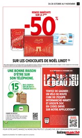 Chocolat Angebote im Prospekt "-60% DE REMISE IMMÉDIATE SUR LE 2ÈME" von Intermarché Super Chocolat Angebote im Prospekt "-60% DE REMISE IMMÉDIATE SUR LE 2ÈME" von Intermarché Super auf Seite 3