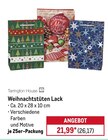 Weihnachtstüten Lack von Tarrington House im aktuellen METRO Prospekt für 26,17 €