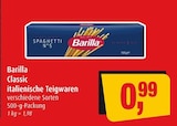 Aktuelle Barilla Angebote bei Markant in Lübeck Aktuelles Classic italienische Teigwaren Angebot bei Markant in Lübeck ab 0,99 €