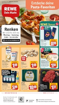 Aktueller REWE Prospekt "Dein Markt" Seite 1 von 26 Seiten für Oberhausen