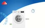 LAVE-LINGE - BOSCH en promo chez Extra Lucé à 649,90 €