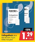 Collegeblock Angebote von Novoo Basic bei Mäc-Geiz Jena für 1,29 €