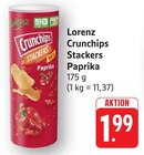 Crunchips Stackers Paprika Angebote von Lorenz bei E center Bruchsal für 1,99 €