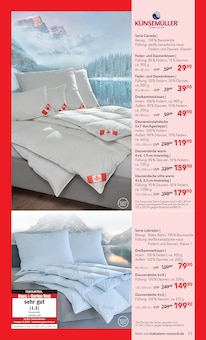 Bettdecke im Matratzen Concord Prospekt "AUS LIEBE ZU GUTEM SCHLAF" mit 8 Seiten (Halle (Saale))