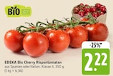 Bio Cherry Rispentomaten bei EDEKA im Freisen Prospekt für 2,22 €