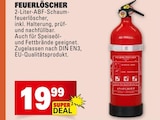 Marktkauf Stuttgart - FEUERLÖSCHER Angebot im Prospekt FEUERLÖSCHER bei Marktkauf im Stuttgart Prospekt für 19,99 €