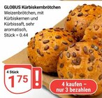 Kürbiskernbrötchen Angebote von GLOBUS bei GLOBUS Nettetal für 1,75 €