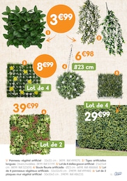 Offre Fleurs Artificielles dans le catalogue B&M du moment à la page 15