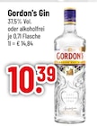 Gordons Dry Gin im Trinkgut Prospekt Gordon's Gin oder alkoholfrei von Gordon's im aktuellen Trinkgut Prospekt für 10,39 €