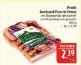 Bauchspeck Pancetta Twenty von Mendel im aktuellen Marktkauf Prospekt