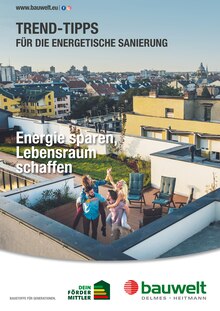 Delmes Bauwelt Prospekt Trend-Tipps FÜR DIE ENERGETISCHE SANIERUNG mit 11 Seiten
