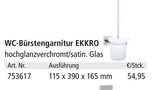 WC-Bürstengarnitur EKKRO im aktuellen Holz Possling Prospekt