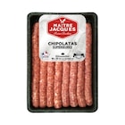 8 chipolatas natures supérieures MAITRE JACQUES en promo à 6,49 € chez Carrefour 8 chipolatas natures supérieures MAITRE JACQUES dans le catalogue Carrefour