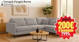 Canapé d'angle Roma - Maxi Bazar à La Madeleine Canapé d'angle Roma en promo chez Maxi Bazar La Madeleine à 799,99 €
