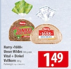 Harry Unser Mildes oder Vital + Dinkel Vollkorn Angebote bei famila Nordost Kiel für 1,49 €