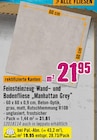 Aktuelle Fliesen Angebote bei Hornbach in Offenbach (Main) Aktuelles Feinsteinzeug Wand- und Bodenfliese 'Manhattan Grey' Angebot bei Hornbach in Offenbach (Main) ab 19,95 €