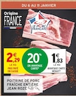 Promo Poitrine de porc fraîche entière à 1,83 € dans le catalogue Intermarché Contact à Longueville-sur-Scie