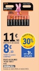 Piles alcalines plus 100% X16 - DURACELL en promo chez E.Leclerc Strasbourg à 8,33 €