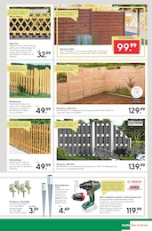 BayWa Bau- und Gartenmärkte Zaun Sichtschutz im Prospekt 