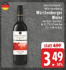 Württemberger Weine Angebote bei E center Wuppertal für 3,49 €