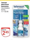 Aktuelles Meerwasser Nasenspray Angebot bei GLOBUS in Duisburg ab 2,45 €