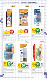 Prix et réduction Stylo effaçable dans le prospectus Intermarché en cours Offre Stylo effaçable dans le catalogue Intermarché du moment à la page 22