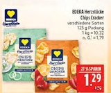 Herzstücke Chips Cracker im Angebot bei Marktkauf in Schwabach Herzstücke Chips Cracker Angebote von EDEKA bei Marktkauf Schwabach für 1,29 €