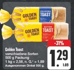 Toast Angebote von Golden Toast bei EDEKA Bamberg für 1,29 €