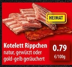 REWE Wiesau - Kotelett Rippchen Angebot im Prospekt Kotelett Rippchen bei REWE im Wiesau Prospekt für 0,79 €