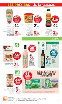 Promotion Viennoiserie dans le prospectus Super U, valable du 24/03/2026 au 06/04/2026 Promo Viennoiserie dans le catalogue Super U du moment à la page 19