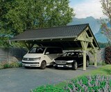 Doppel-Carport 'Nordland' Classic KDI Angebote bei Holz Braun Esslingen für 6.398,00 €