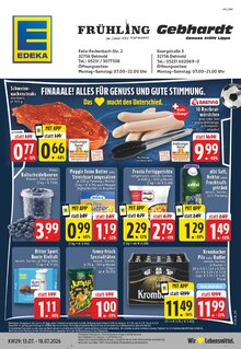 Bier im aktuellen EDEKA Prospekt (Detmold) Bier im EDEKA Prospekt "Aktuelle Angebote" mit 24 Seiten (Detmold)