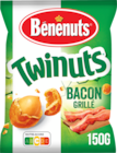 Auchan Supermarché Millau - Promo CACAHUÈTES ENROBÉES GOÛT BACON TWINUTS BENENUTS Promo CACAHUÈTES ENROBÉES GOÛT BACON TWINUTS BENENUTS à 1,19 € dans le catalogue Auchan Supermarché à Millau