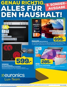 Fernseher im EURONICS Prospekt "GENAU RICHTIG. ALLES FÜR DEN HAUSHALT!" mit 4 Seiten (Raguhn-Jeßnitz)