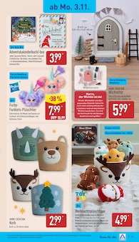 Stofftier Angebot im ALDI Nord Prospekt, gültig von 03.11.2025 bis 08.11.2025 Stofftier Angebot im aktuellen ALDI Nord Prospekt auf Seite 19
